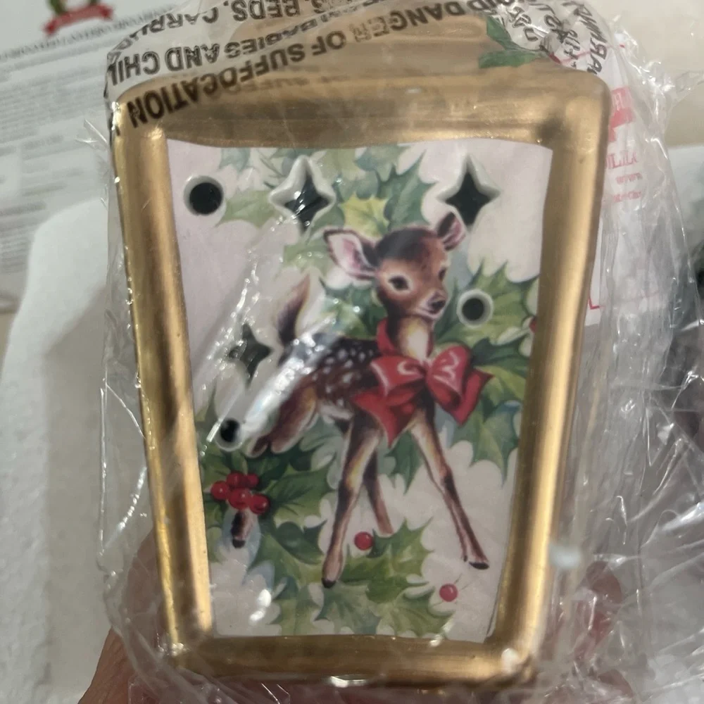 Mr. Christmas Set of 3 Illuminated Lantern Ornaments in Classic Mm89